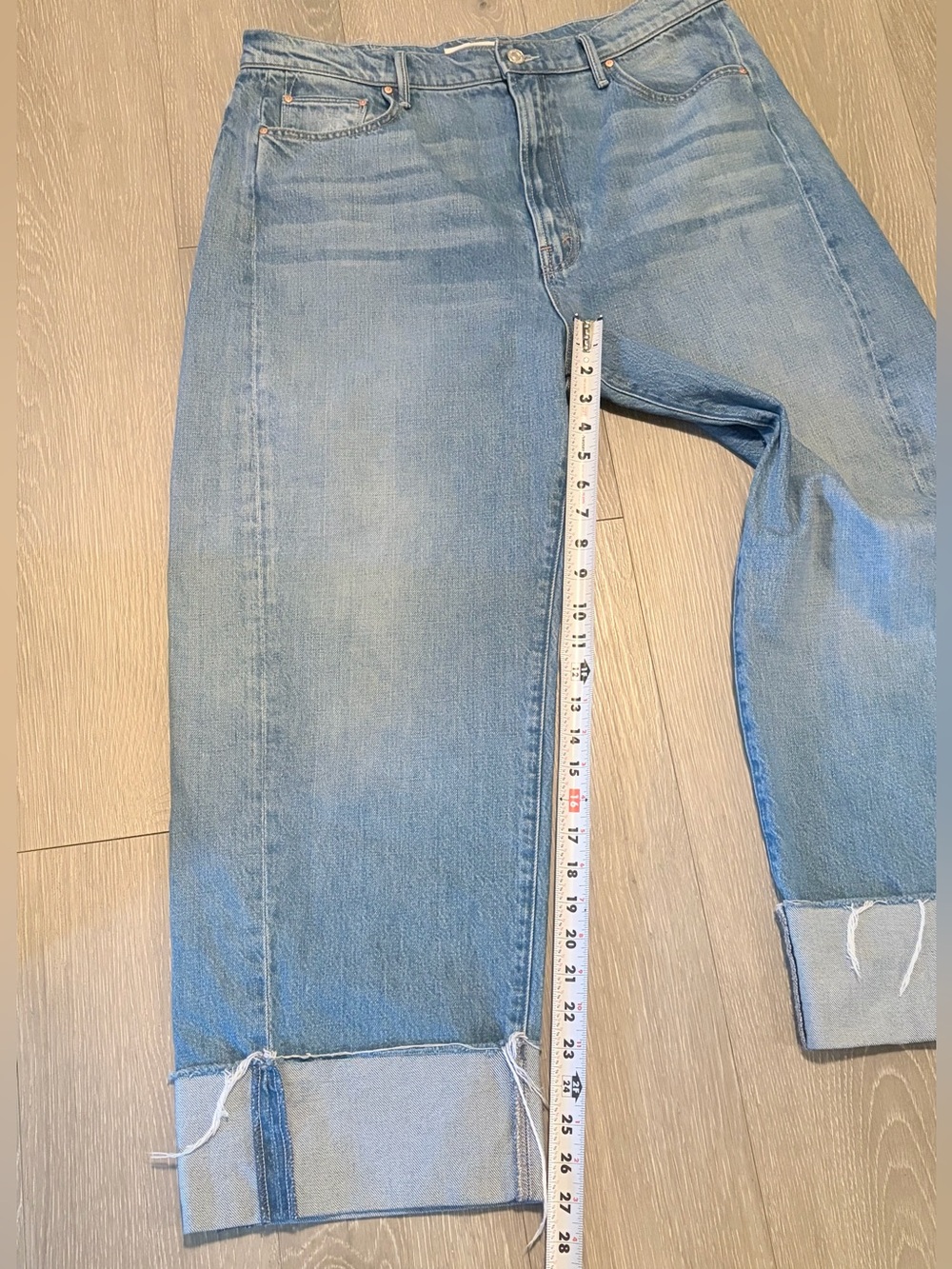 Mother Half Pipe Ankle High Rise Cuff - Picture 8 of 17